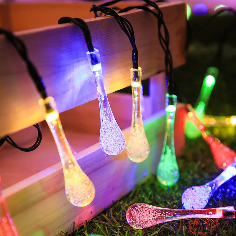 LED Solar - Iluminação para Decoração de Natal à prova d'água